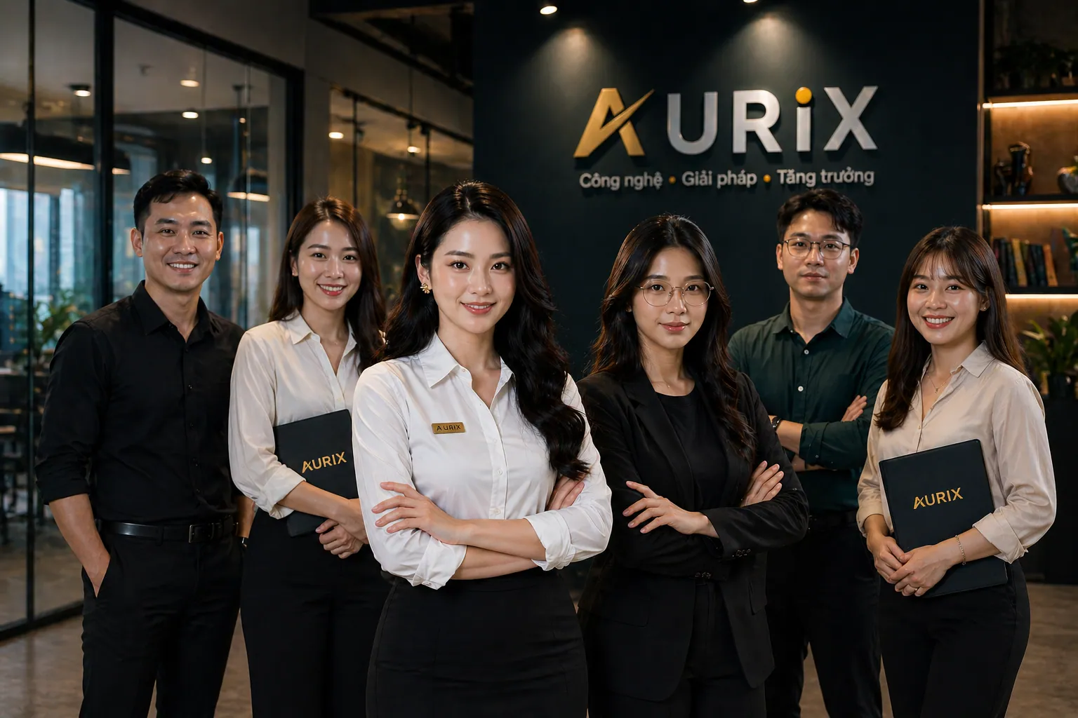 Đội ngũ Aurix tại văn phòng